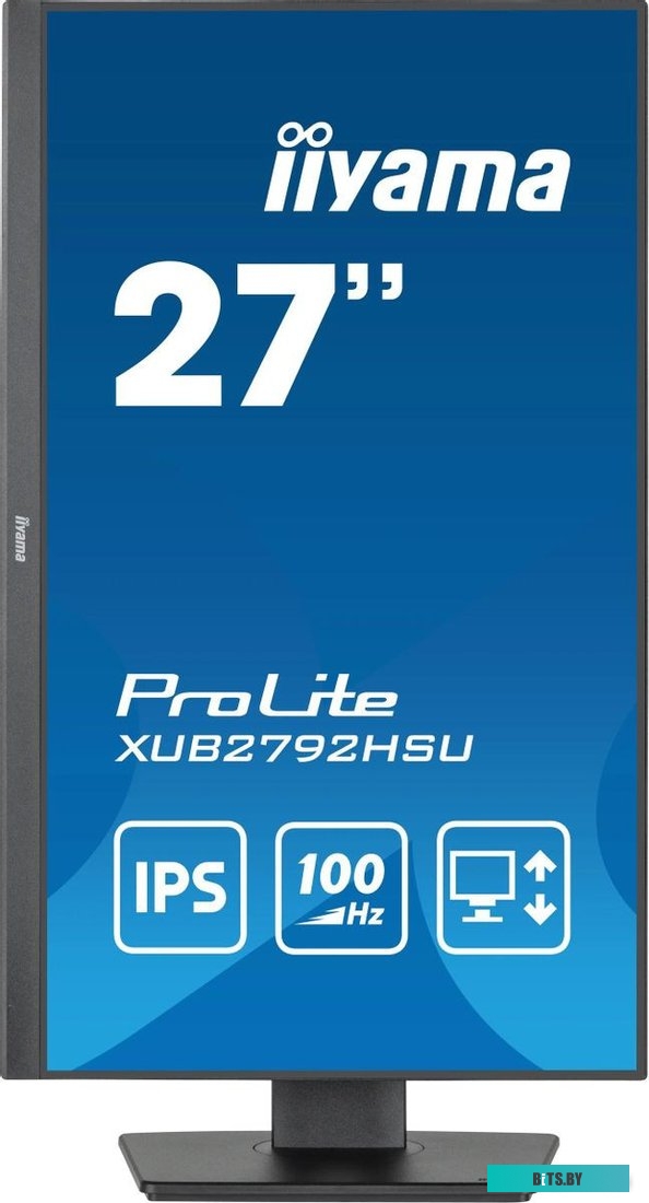 XUB2792HSU-B6 Монитор Iiyama 27" ProLite XUB2792HSU-B6 черный IPS LED 0.4ms 16:9 HDMI M/M матовая HAS Piv 1300:1 250cd 178гр/178гр 1920x1080 115Hz DP 