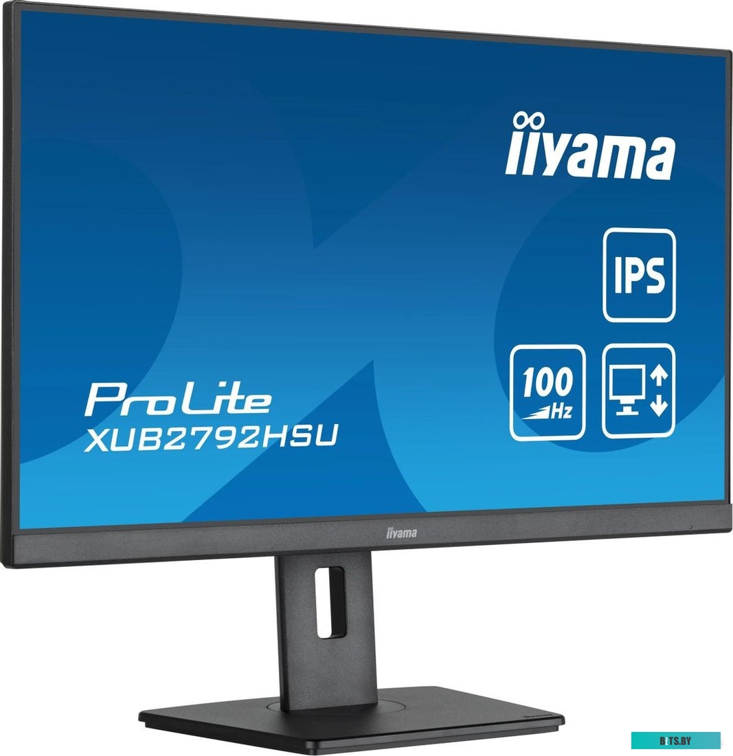 XUB2792HSU-B6 Монитор Iiyama 27" ProLite XUB2792HSU-B6 черный IPS LED 0.4ms 16:9 HDMI M/M матовая HAS Piv 1300:1 250cd 178гр/178гр 1920x1080 115Hz DP 