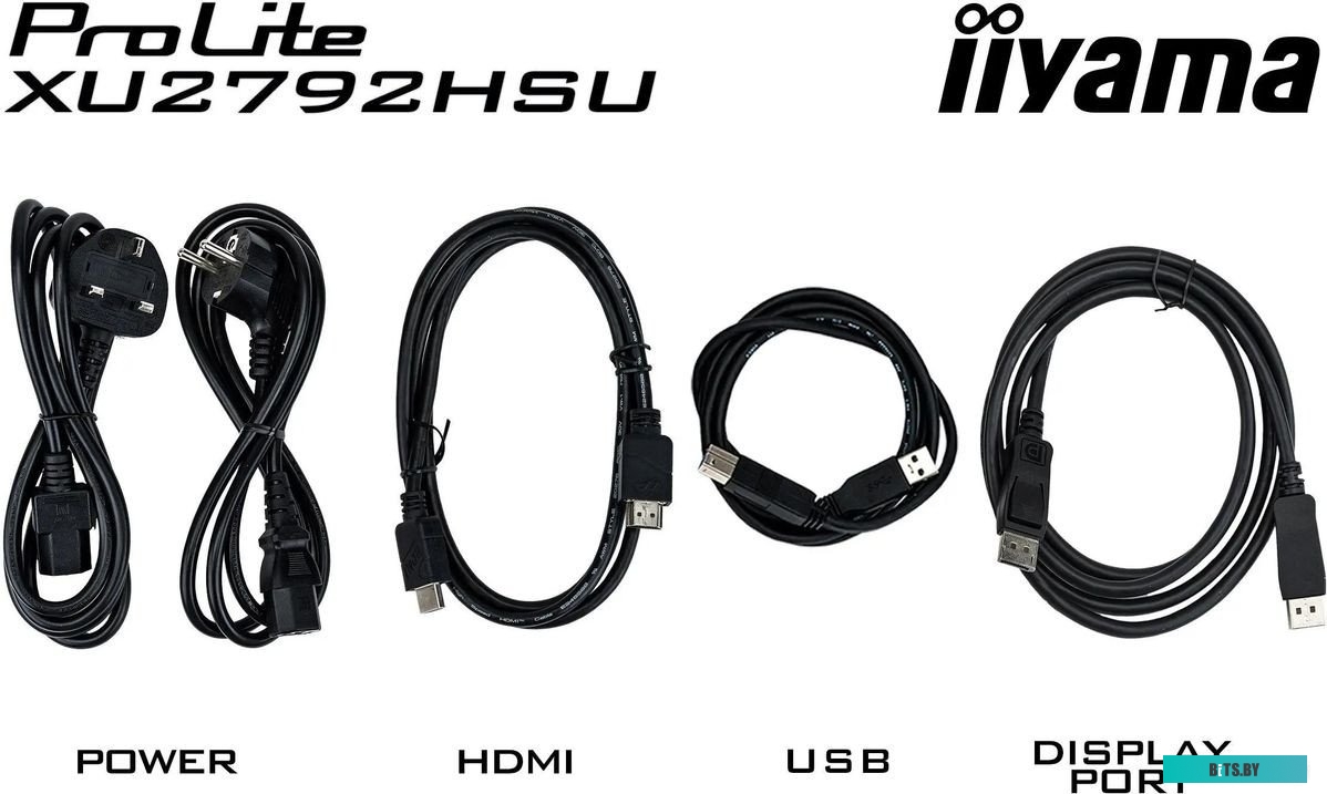 XU2792HSU-B6 Монитор Iiyama 27" ProLite XU2792HSU-B6 черный IPS LED 0.4ms 16:9 HDMI M/M матовая 1000:1 250cd 178гр/178гр 1920x1080 100Hz DP FHD USB 4.