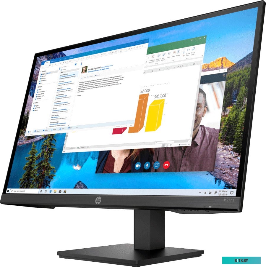 Монитор HP M27ha 35M57AA