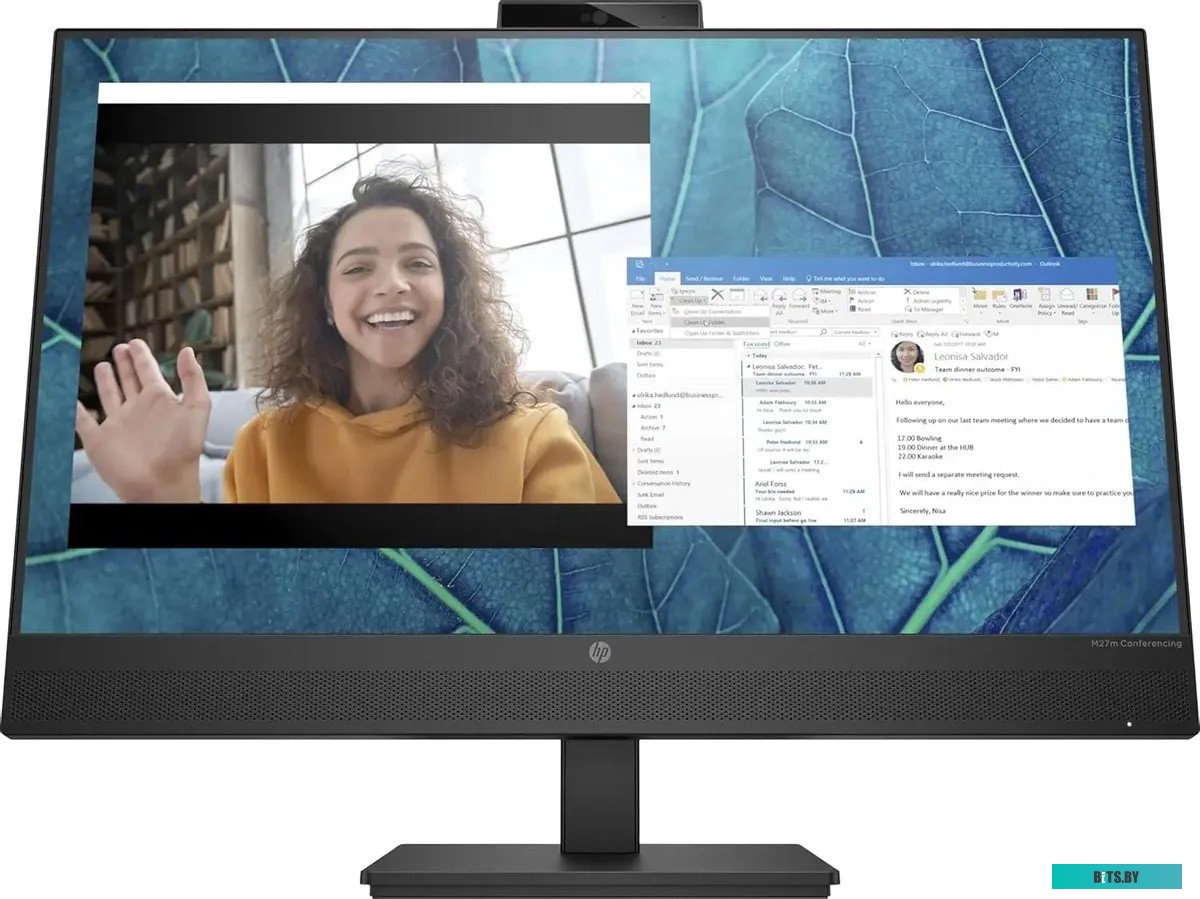 Монитор HP 27" Conferencing M27m черный 678U8AS