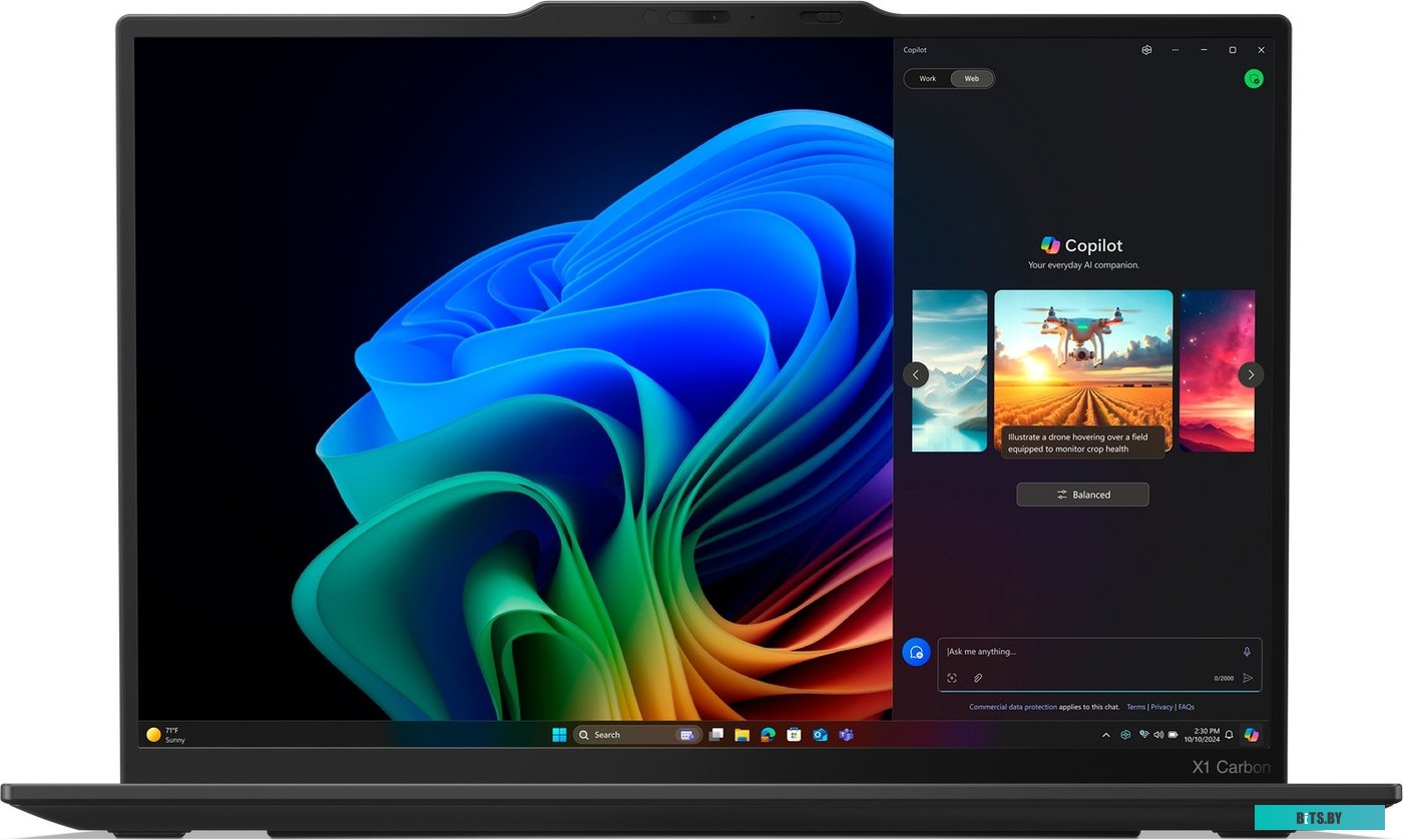 Ноутбук 14" OLED 2.8K LENOVO ThinkPad X1 Carbon G13 Aura Edition black  (21NS004LFW) 21NS004LFW