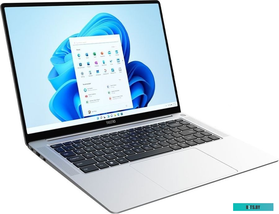 TECNO Megabook T1 T15DA Ryzen 5 5560U 16Gb SSD 512Gb AMD Radeon Graphics 15,6 FHD IPS Cam 70Вт*ч No OS Серый 4894947004940