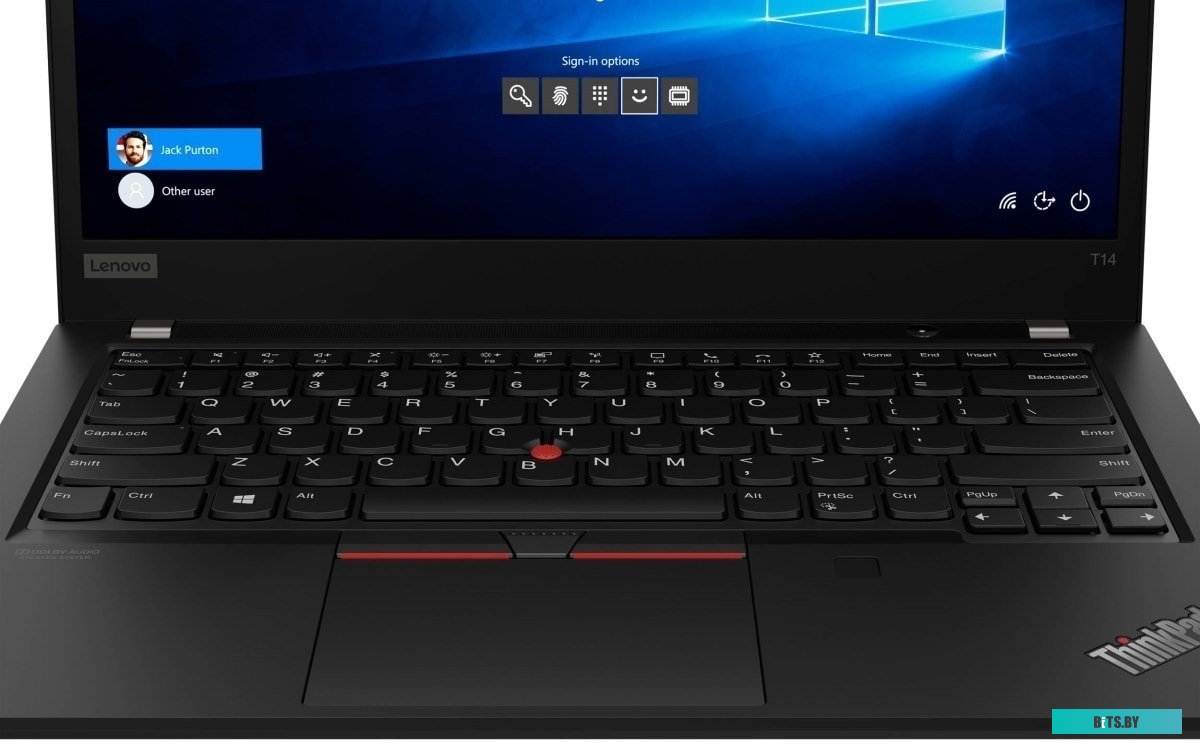Ноутбук Lenovo ThinkPad T14 Gen 2 Core i5 1135G7 16Gb SSD512Gb Intel UHD Graphics 14" IPS FHD (1920x1080) Windows 11 Professional black WiFi BT Cam (2