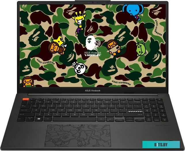 Ноутбук ASUS VivoBook S 15 K5504VA i5-13500H 16Gb SSD 512Gb Iris Xe Graphics 15,6 2.8K OLED 75Вт*ч Win11 Черный (BAPE Edition) K5504VA-MA344W 90NB0ZK5