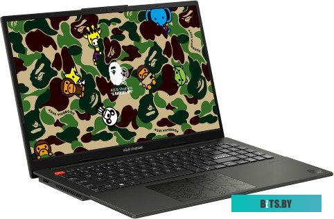 Ноутбук ASUS VivoBook S 15 K5504VA i5-13500H 16Gb SSD 512Gb Iris Xe Graphics 15,6 2.8K OLED 75Вт*ч Win11 Черный (BAPE Edition) K5504VA-MA344W 90NB0ZK5