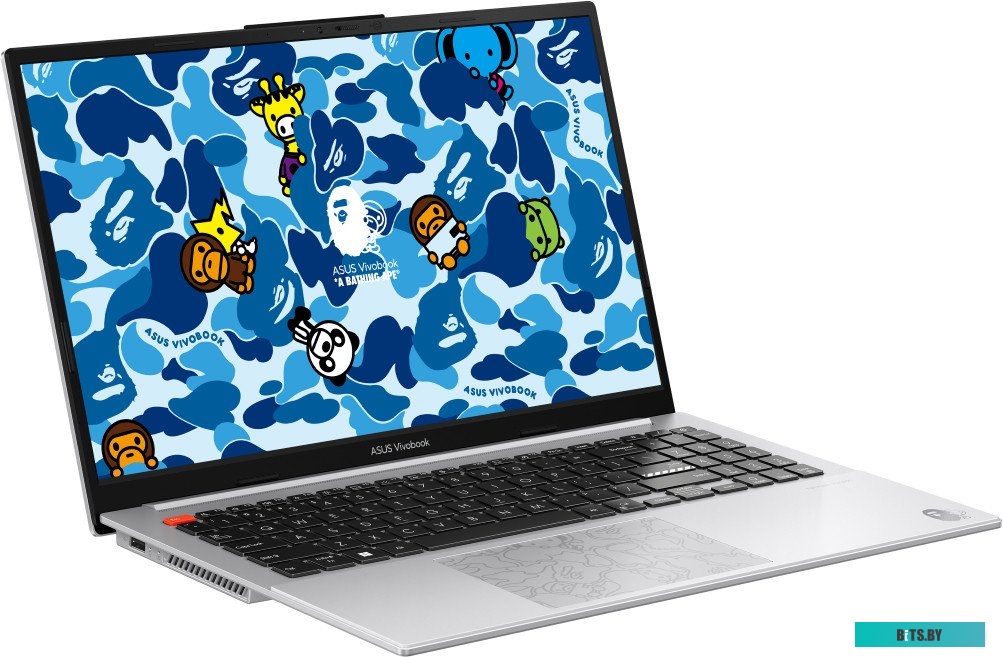 Ноутбук ASUS VivoBook S 15 K5504VA i5-13500H 16Gb SSD 512Gb Iris Xe Graphics 15,6 2.8K OLED 75Вт*ч Win11 Серебр (BAPE Edition) K5504VA-MA342W 90NB0ZK6