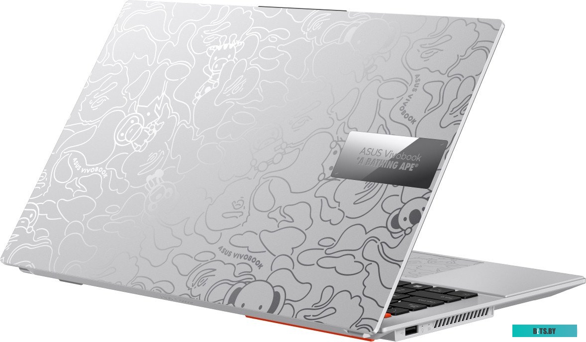 Ноутбук ASUS VivoBook S 15 K5504VA i5-13500H 16Gb SSD 512Gb Iris Xe Graphics 15,6 2.8K OLED 75Вт*ч Win11 Серебр (BAPE Edition) K5504VA-MA342W 90NB0ZK6