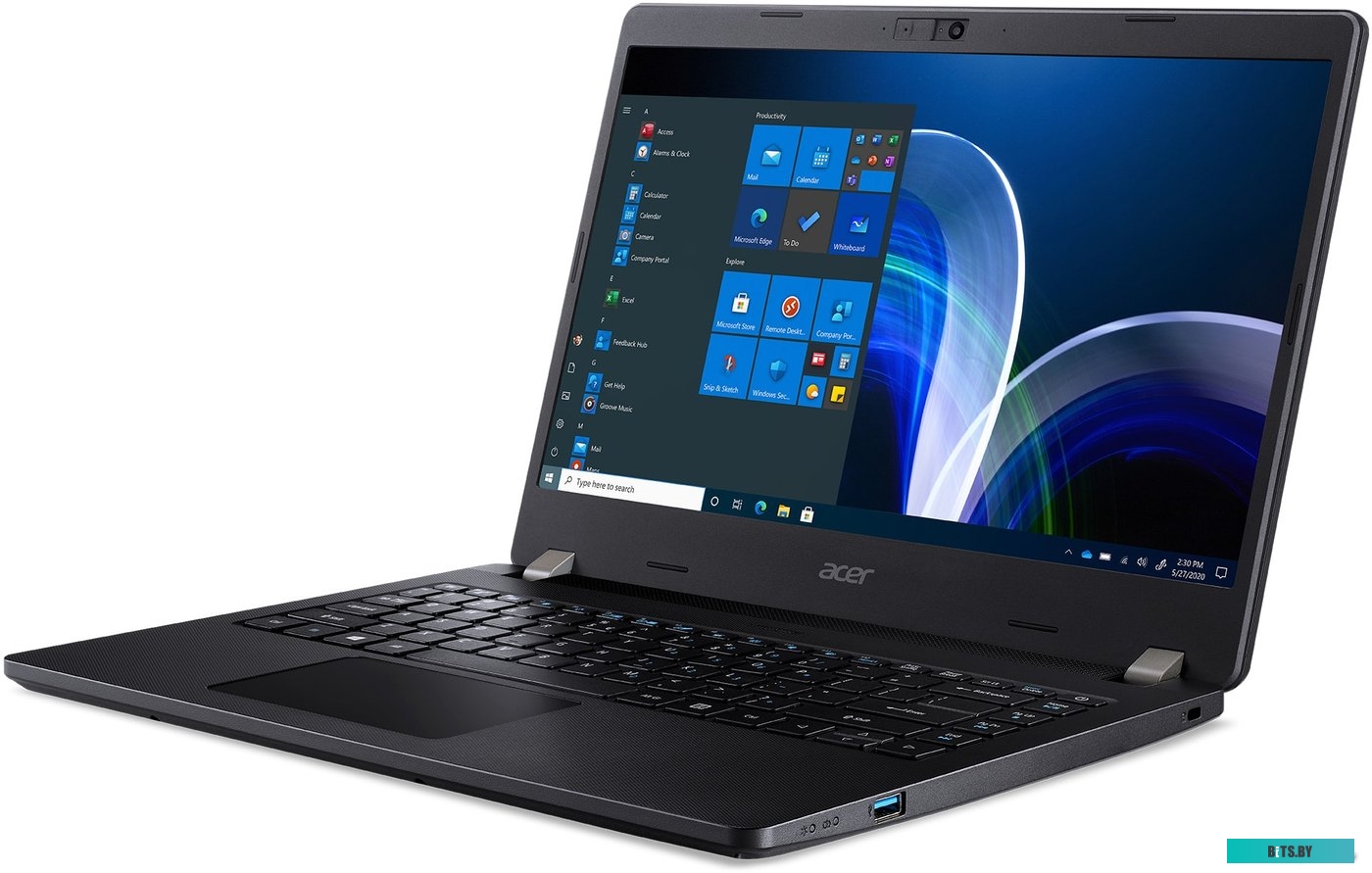 TMP214-41 G2 Ryzen3 Ноутбук Acer TravelMate TMP214-41 G2 Ryzen3 PRO 5450U, черный