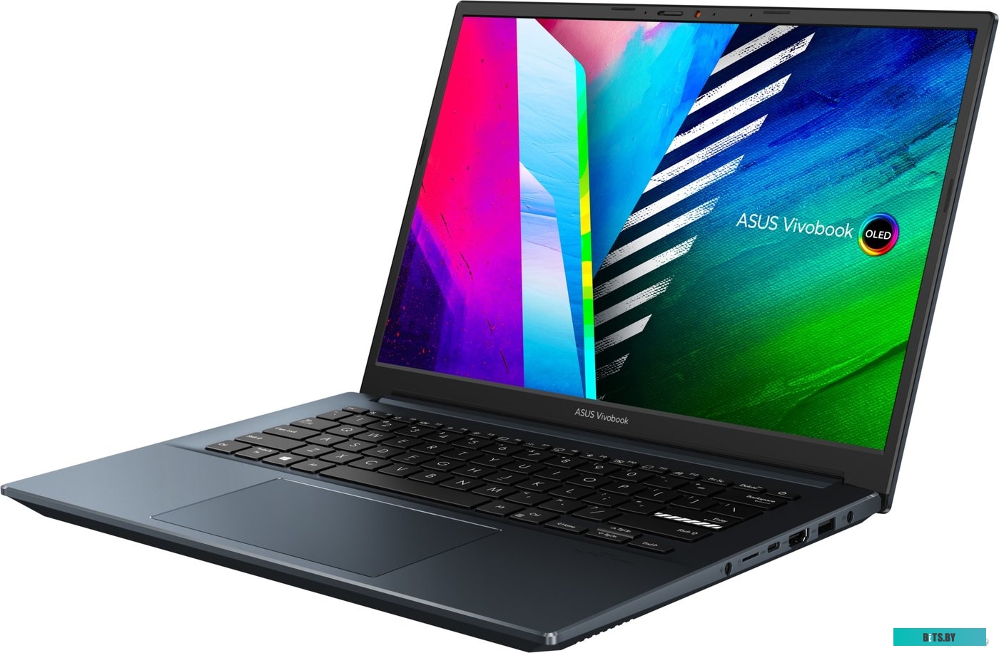 90NB0VZ2-M00860 Ноутбук ASUS Vivobook Pro 14 OLED M3401QA-KM015 Ryzen 7 5800H/16Gb/SSD512Gb/14"/2.8K (2880 x 1800)/noOS/Quiet Blue (90NB0VZ2-M00860)