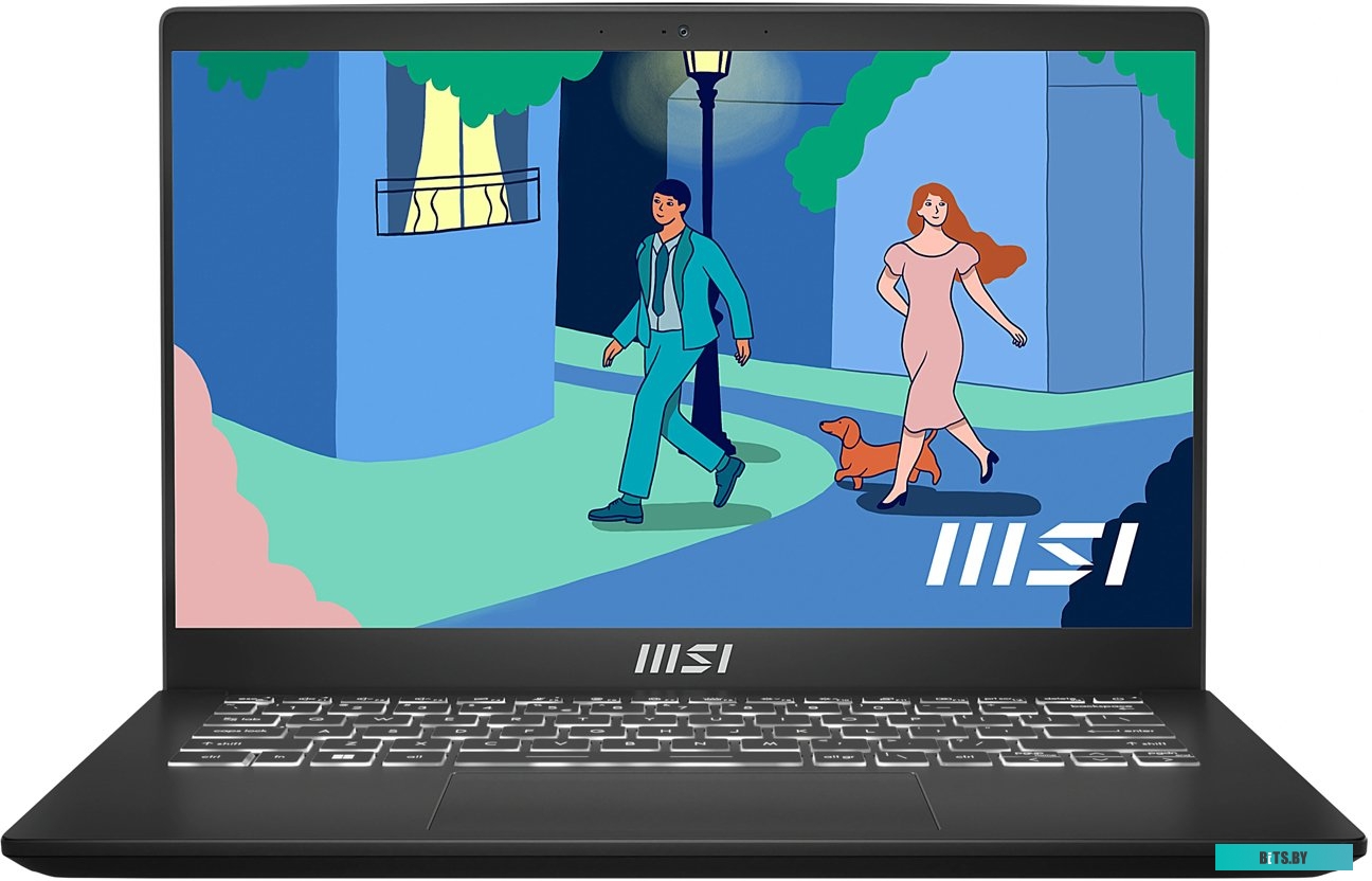 Ноутбук MSI Modern 14 C5M-012RU 9S7-14JK12-012 (Ryzen 5 5625U, 16Gb, SSD512Gb, Win11, черный)