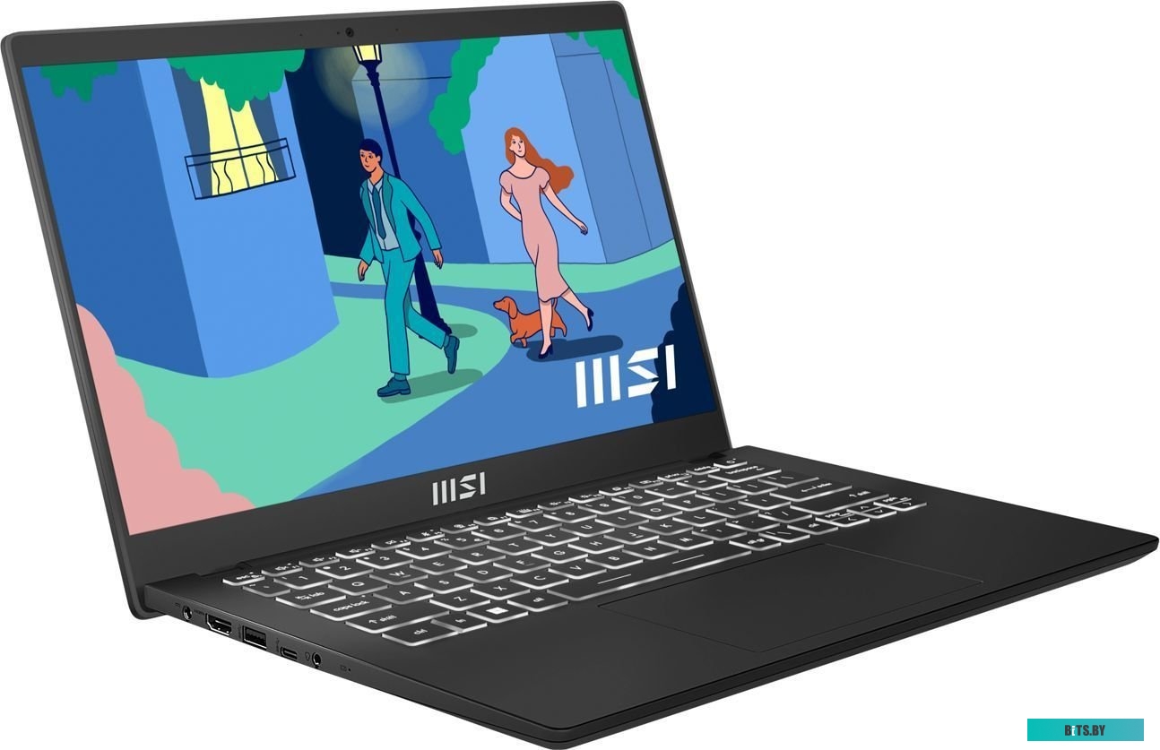 Ноутбук MSI Modern 14 C5M-012RU 9S7-14JK12-012 (Ryzen 5 5625U, 16Gb, SSD512Gb, Win11, черный)