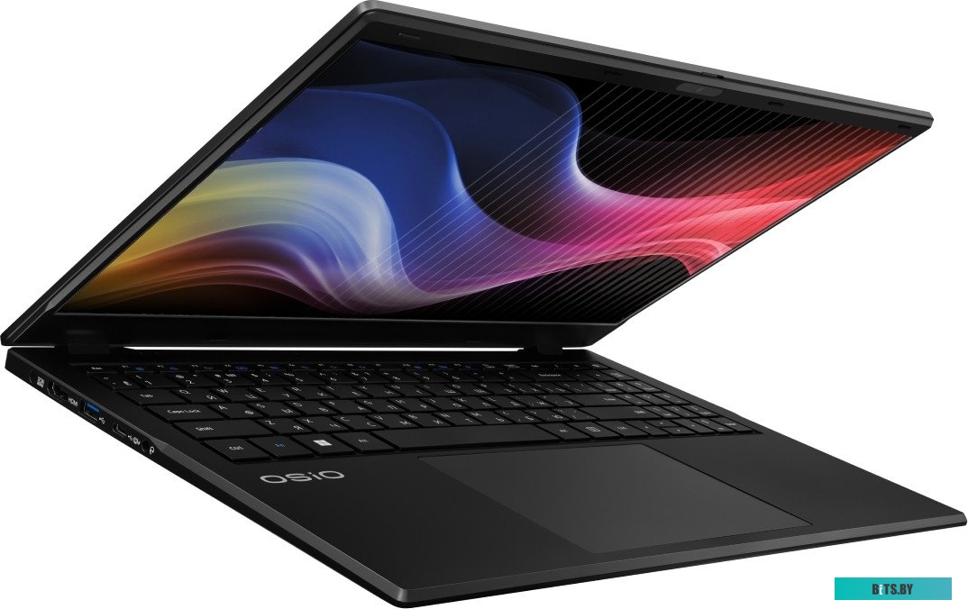B150I-009B Ноутбук Osio FocusLine B150i-009b Intel N N100 8Gb SSD512Gb Intel UHD Graphics 15.6" IPS FHD (1920x1080) noOS black WiFi BT Cam 5000mAh