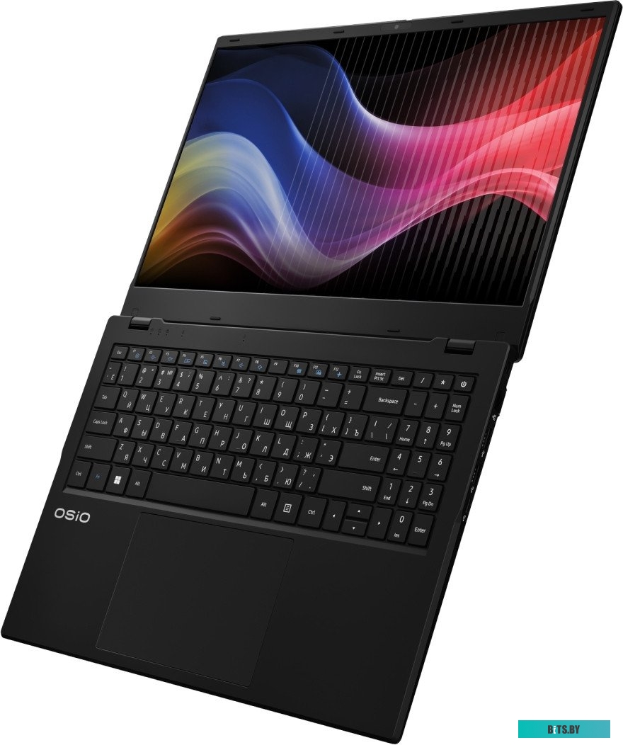 B150I-009B Ноутбук Osio FocusLine B150i-009b Intel N N100 8Gb SSD512Gb Intel UHD Graphics 15.6" IPS FHD (1920x1080) noOS black WiFi BT Cam 5000mAh