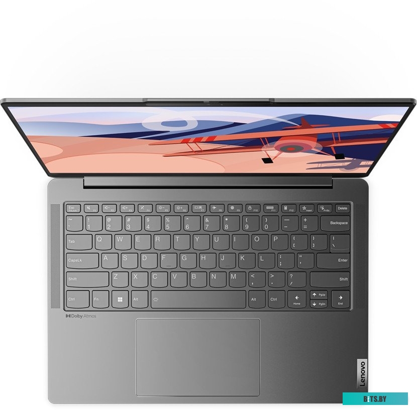 Ноутбук Lenovo Yoga Slim 6 14APU8 14"(2240x1400 IPS)/AMD Ryzen 7 7840U(3.3Ghz)/16384Mb/1024SSDGb/noDVD/Int:AMD Radeon 780M/Cam/BT/WiFi/65WHr/war 1y/1.