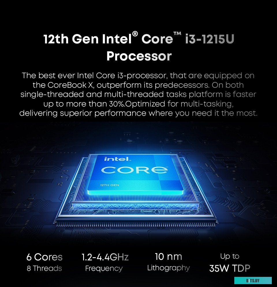 Ноутбук Chuwi CoreBook X CWI570-501N5E1HDMAXP || Intel Core i5 1035G1, 1.0 GHz - 3.6 GHz, 16384 Mb, 14" 2160x1440, 512 Gb SSD, DVD нет, Intel UHD Grap