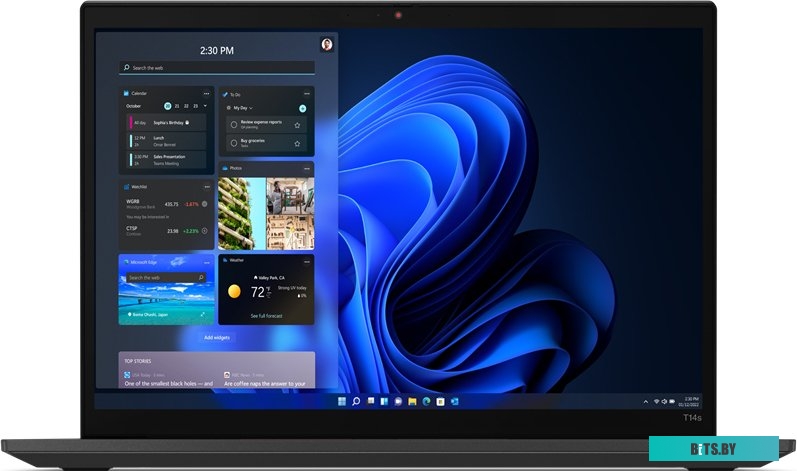 ThinkPad T14s Gen 3 14" WUXGA (1920x1200) IPS 300N, i7-1260P, 16GB LPDDR5 4800, 1TB SSD M.2, Intel Iris Xe, WiFi, BT, FPR, TPM2, IR&FHD Cam, 57Wh, 65W