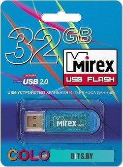 USB накопитель (Флешка) Mirex ELF BLUE 32GB (13600-FMUBLE32)