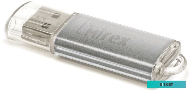 USB накопитель (Флешка) Mirex Unit Silver 4GB [13600-FMUUSI04]