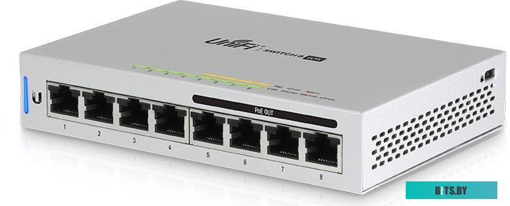 Коммутатор Ubiquiti UniFi Switch 8 [US-8-60W]