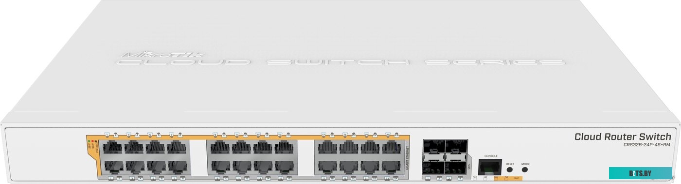Управляемый коммутатор 3-го уровня Mikrotik CRS328-24P-4S+RM