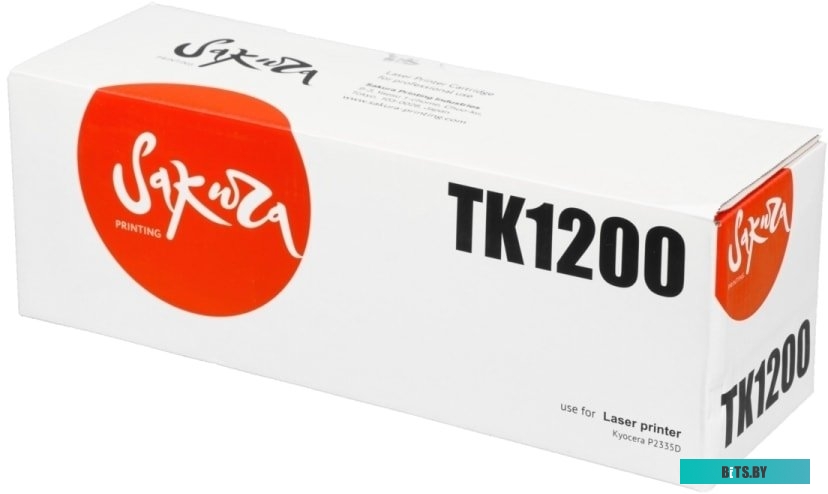 SATK1200 Картридж SAKURA TK1200 для Kyocera Mita ECOSYS M2235dn/ M2735dn/ M2835dw, P2335d/ P2335dn/ P2335dw, черный, 3 000 к.