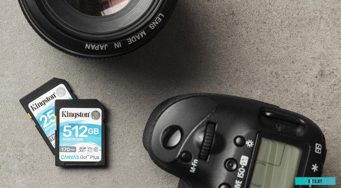 Карта памяти Kingston Canvas Go! Plus SDXC 256GB <SDG3/256GB>