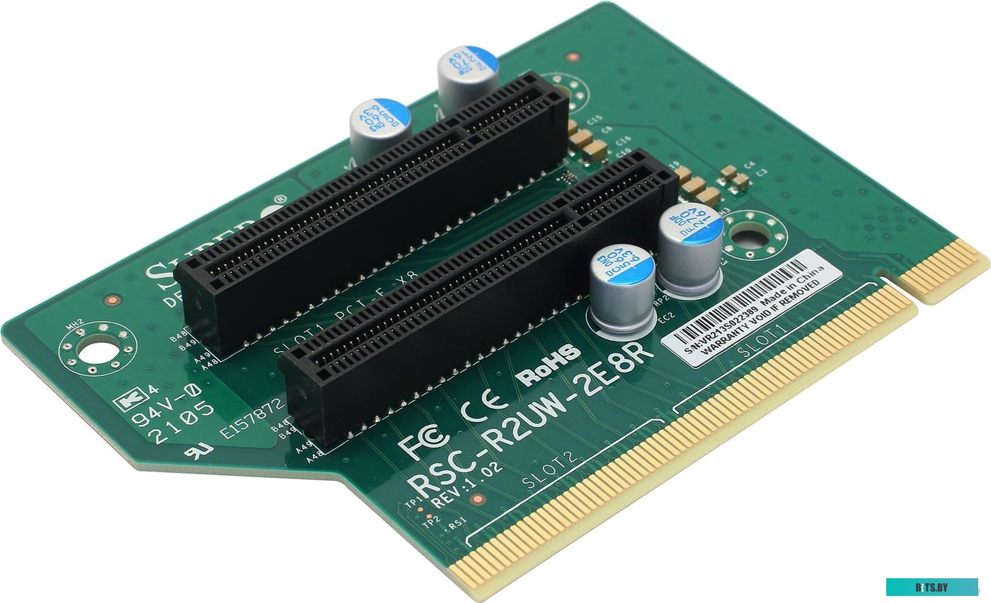 Райзер Supermicro RSC-R2UW-2E8R