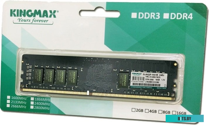 Модуль памяти Kingmax 16GB DDR4 PC4-21300 KM-LD4-2666-16GS