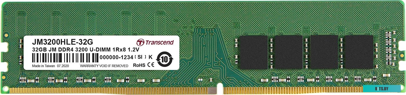 Модуль памяти Transcend JetRam 32GB DDR4 PC4-25600 JM3200HLE-32G