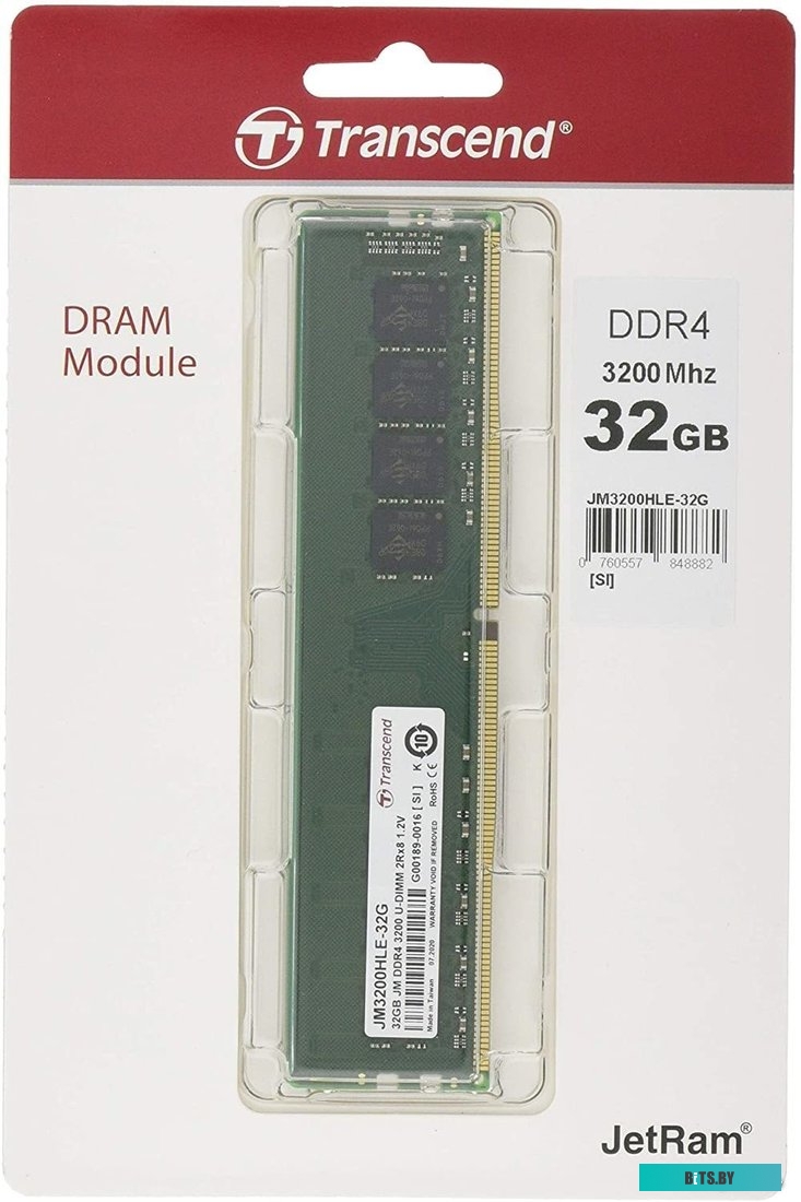 Модуль памяти Transcend JetRam 32GB DDR4 PC4-25600 JM3200HLE-32G