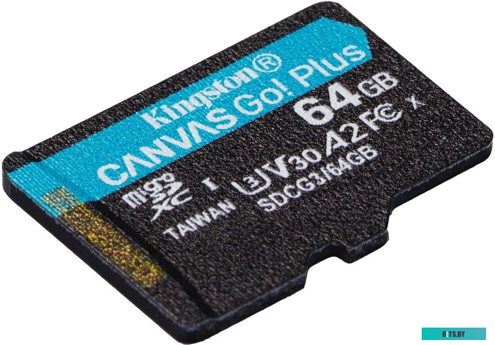 Карта памяти Kingston Canvas Go! Plus microSDXC 64GB (с адаптером) <SDCG3/64GB>