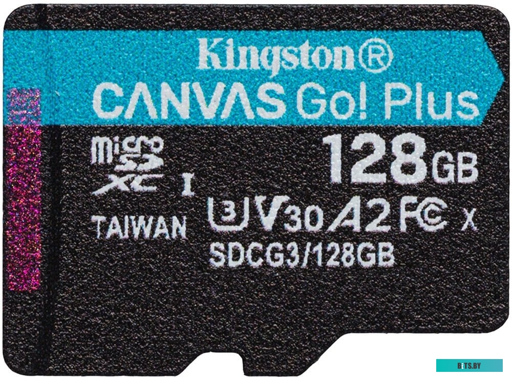 Карта памяти Kingston Canvas Go! Plus microSDXC 128GB (с адаптером) <SDCG3/128GB>