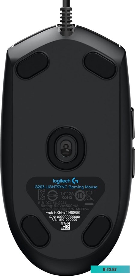 Мышь Logitech G203 Lightsync (черный) <910-005796>