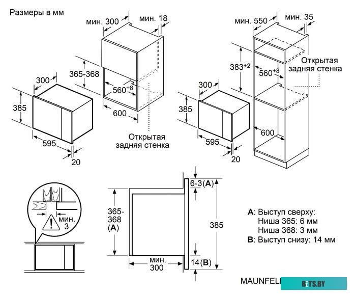 Микроволновая печь Maunfeld MBMO.20.8GB