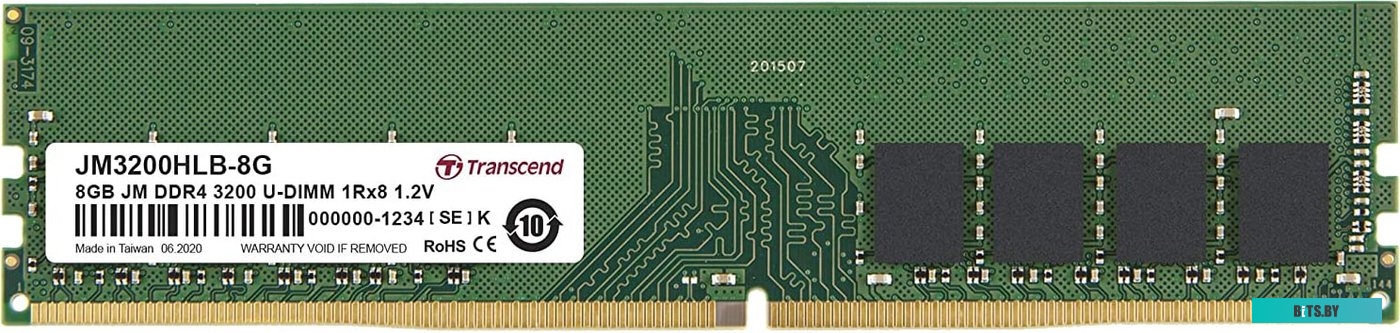 Модуль памяти Transcend JetRam 16GB DDR4 PC4-25600 JM3200HLB-16G