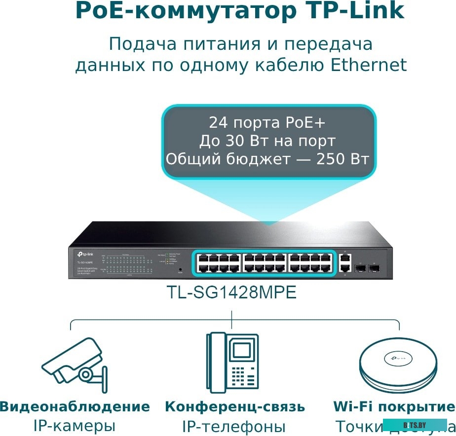 Коммутатор TP-Link TL-SG1428PE