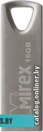 USB накопитель (Флешка) Mirex Intro 16GB (серебристый) <13600-ITRNTO16>