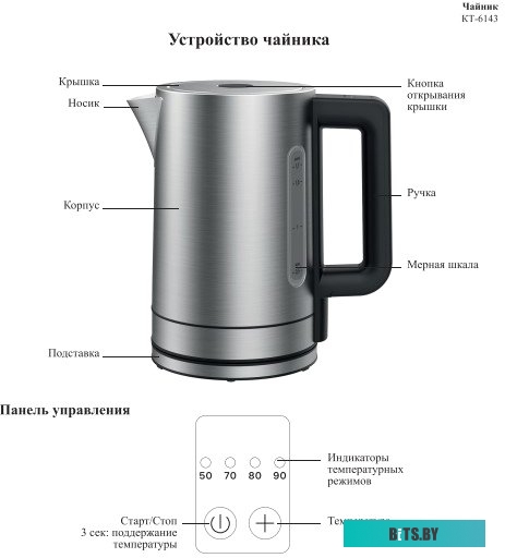 Электрочайник Kitfort KT-6143