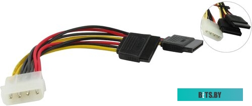 Кабель питания molex-2*sata VCOM (VPW7572)