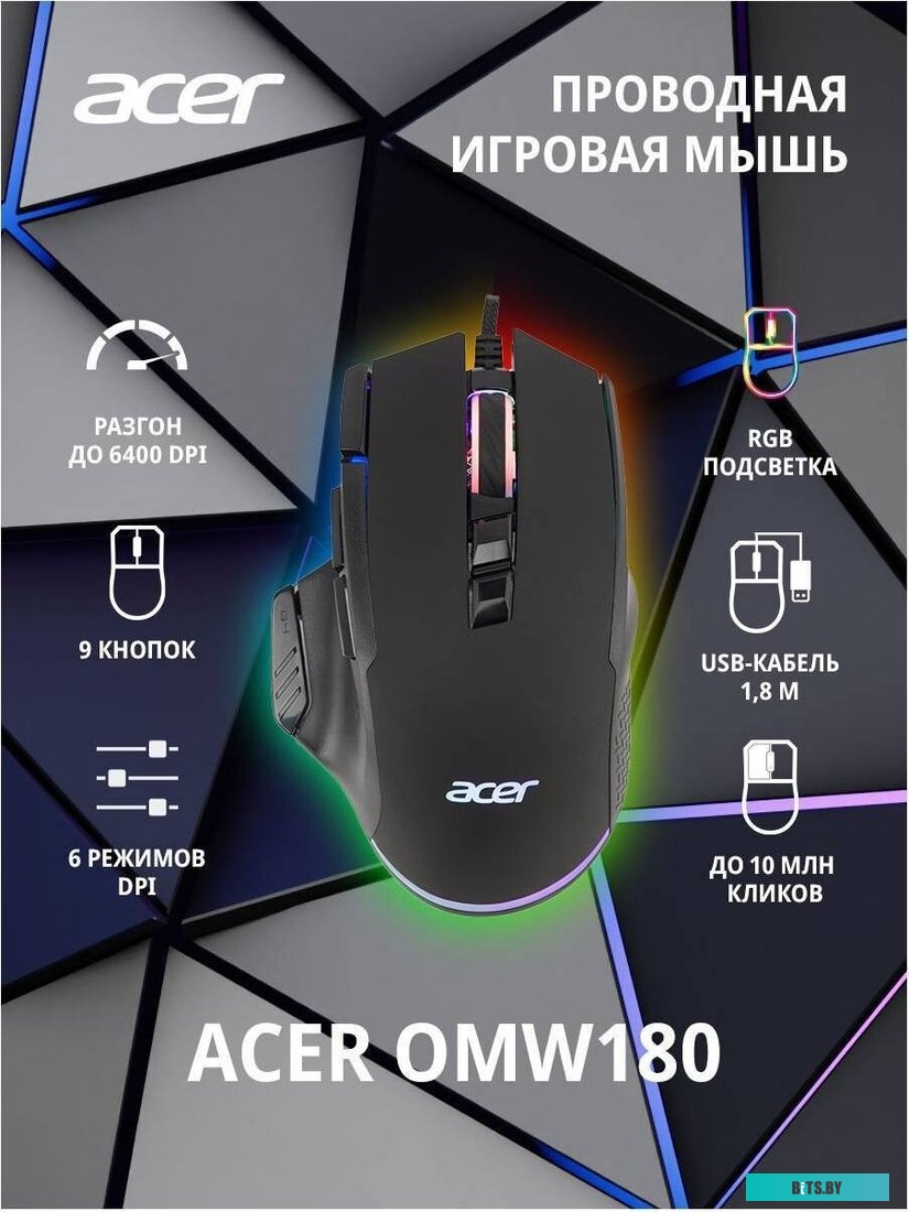 Мышь Acer OMW180 ZL.MCEEE.00S