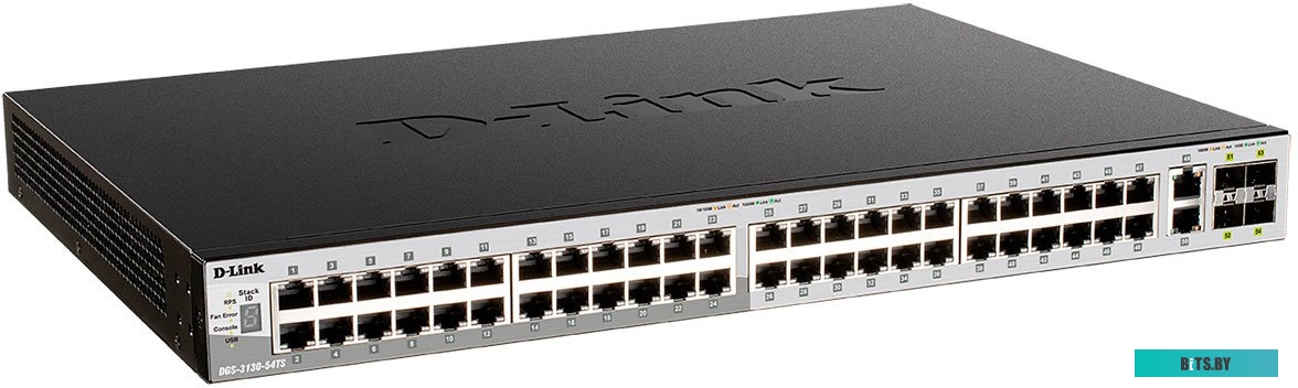 Управляемый коммутатор 3-го уровня D-Link DGS-3130-54TS/B1A