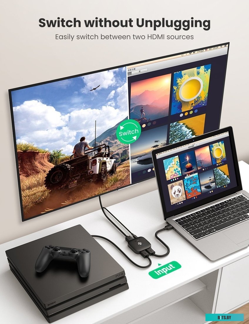 Переключатель Ugreen CM333 80126