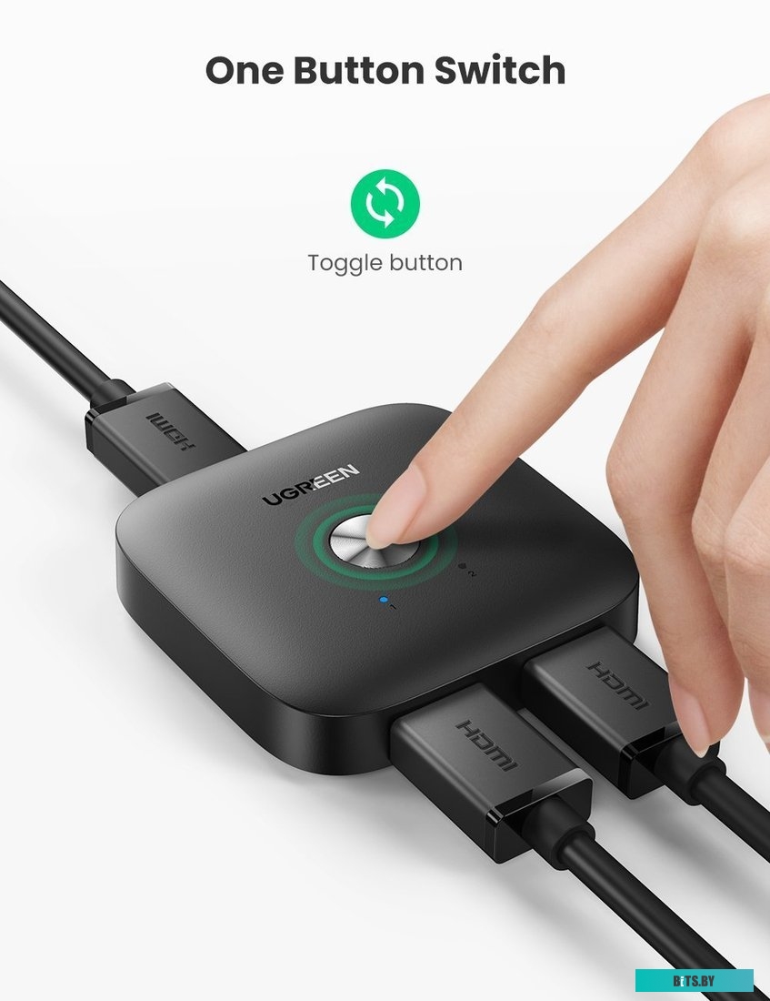 Переключатель Ugreen CM333 80126