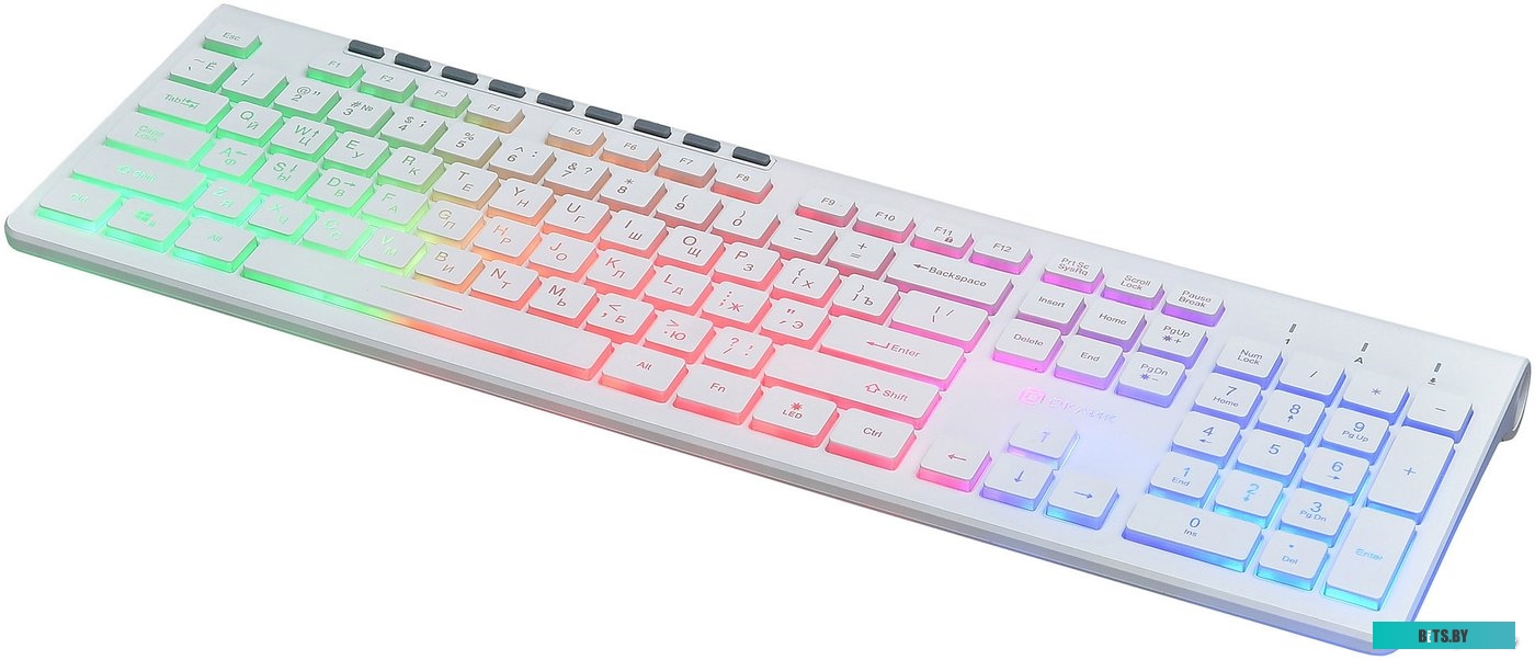 Клавиатура Oklick 490ML (белый) <1067205>