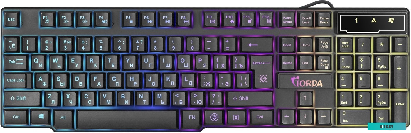 Клавиатура Defender Gorda GK-210L RU <45210>