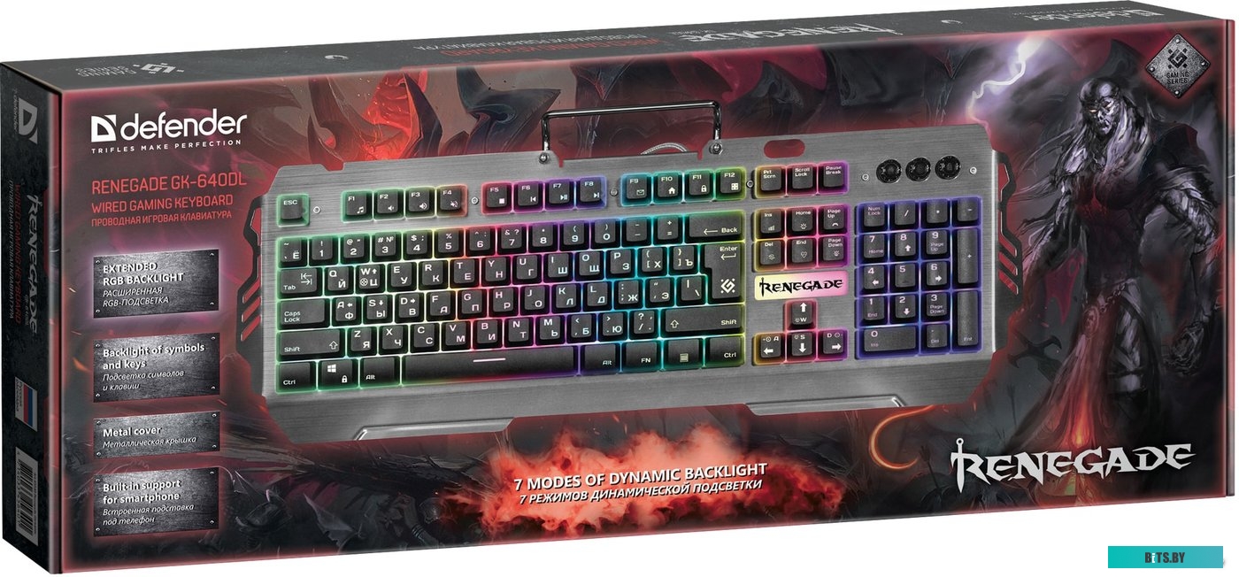 Клавиатура Defender Renegade GK-640DL RU <45640>