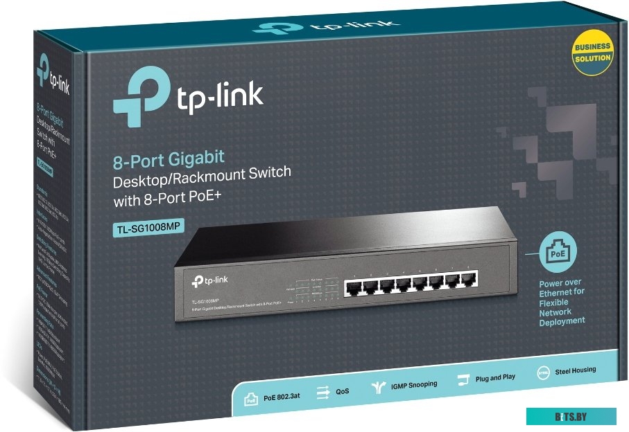 Коммутатор TP-Link TL-SG1008MP