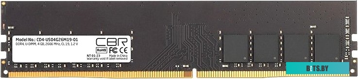 CBR 4ГБ DDR4 2666 МГц CD4-US04G26M19-01