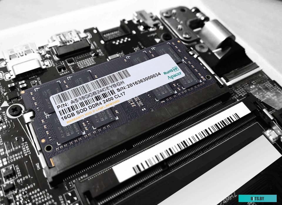Apacer AS32GGB26CRBBGC 32ГБ DDR4 SODIMM 3200МГц ES.32G2V.PRH